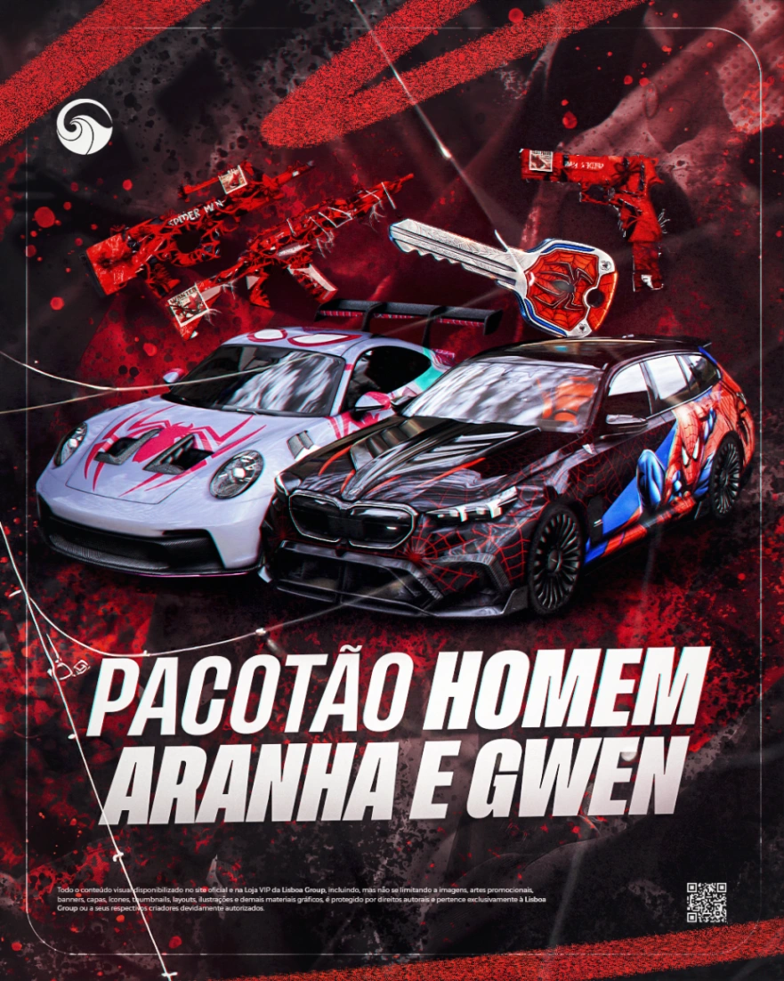 PACOTÃO HOMEM ARANHA E GWEN
