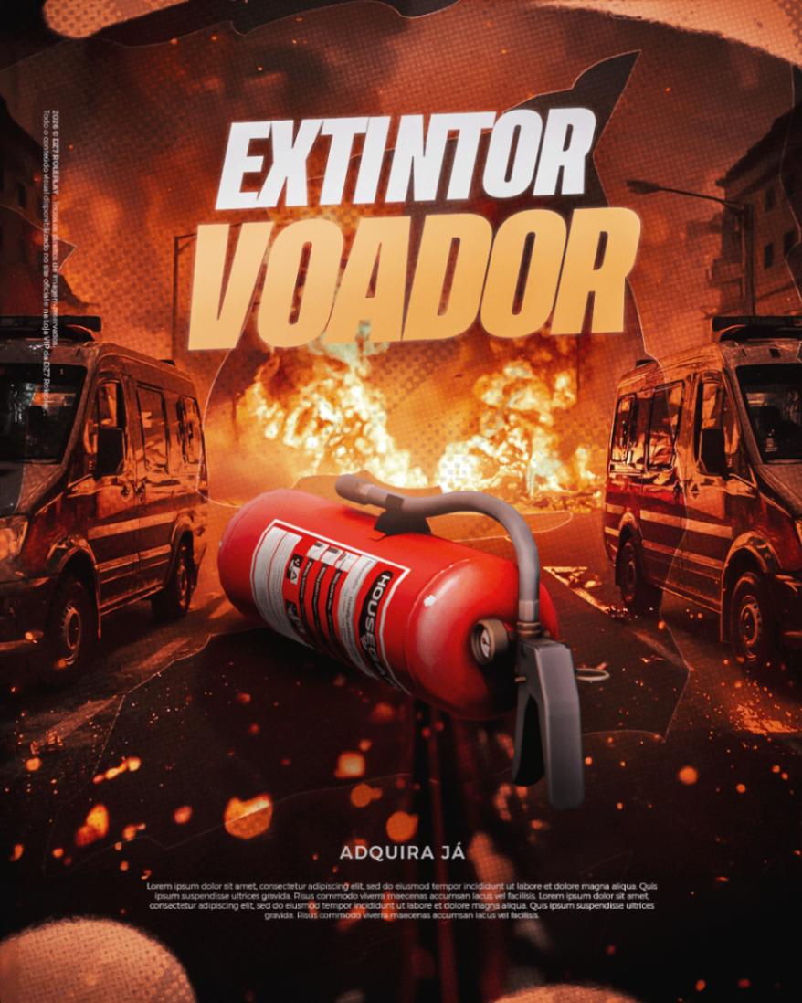 EXTINTOR VOADOR - 30 DIAS
