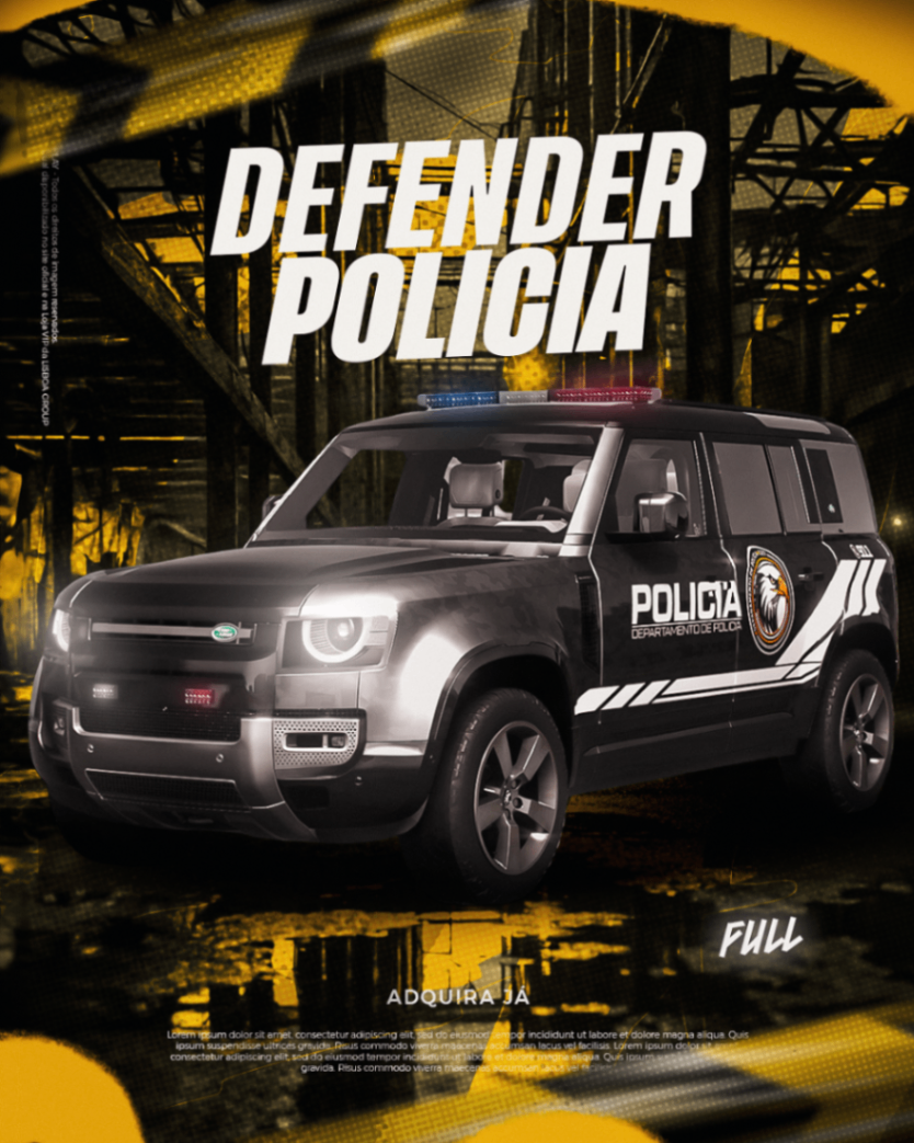 DEFENDER POLICIA FULL BLINDADO