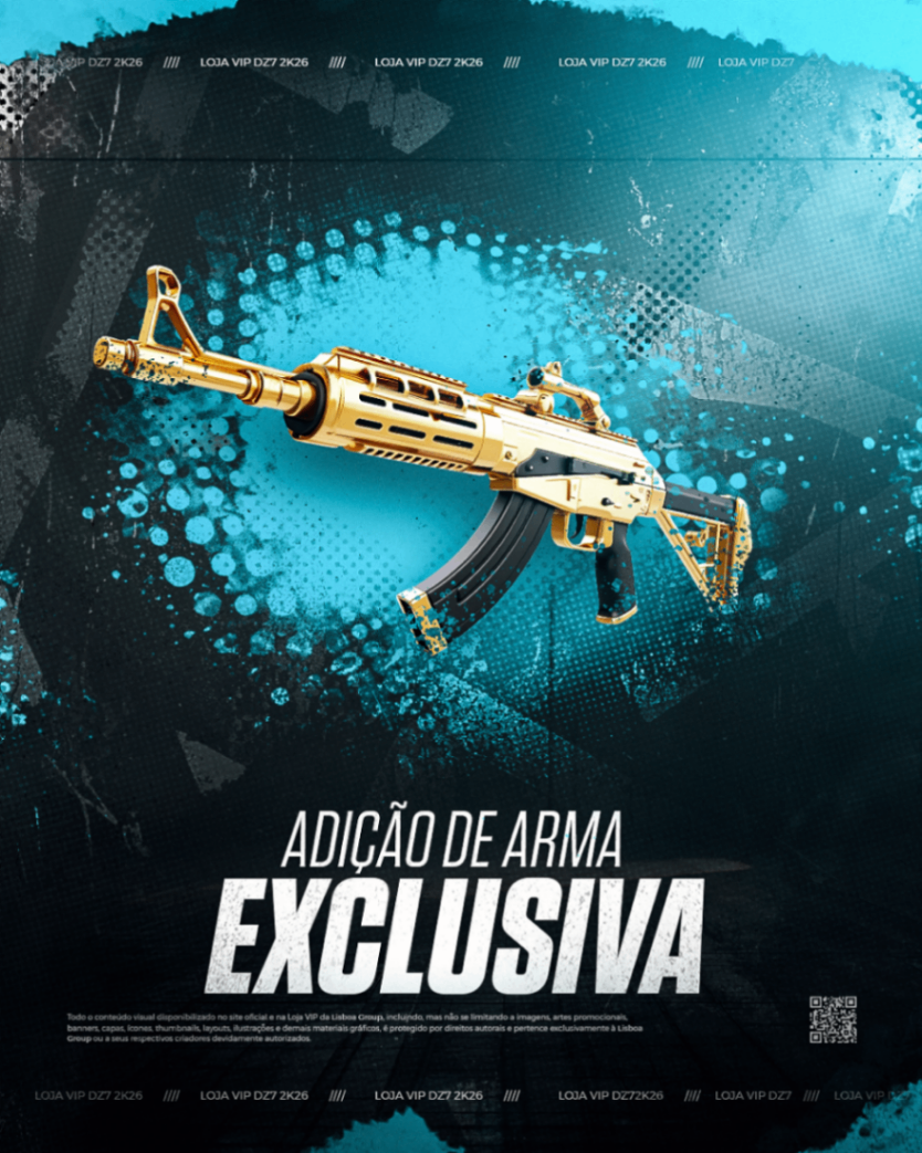 ADIÇÃO SKIN DE ARMA EXCLUSIVA