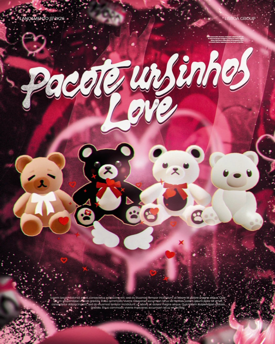 PACOTE URSINHOS LOVE