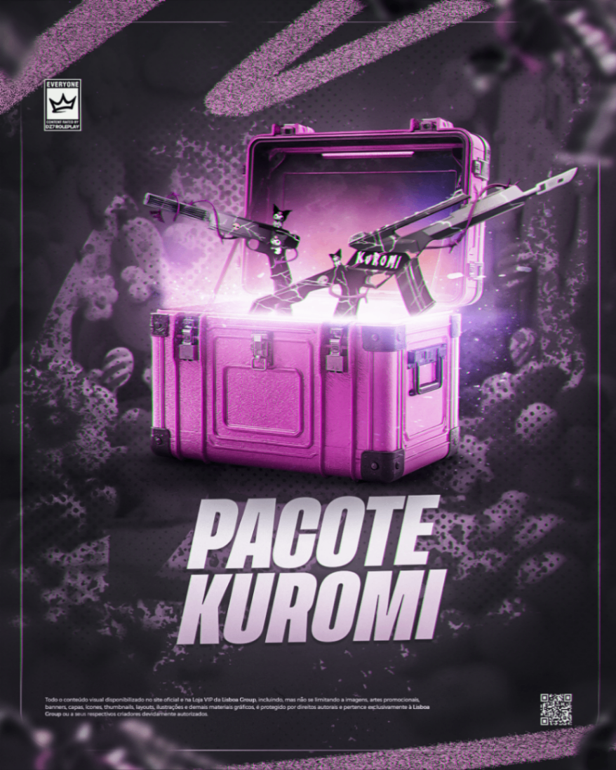 PACOTE SKIN KUROMI