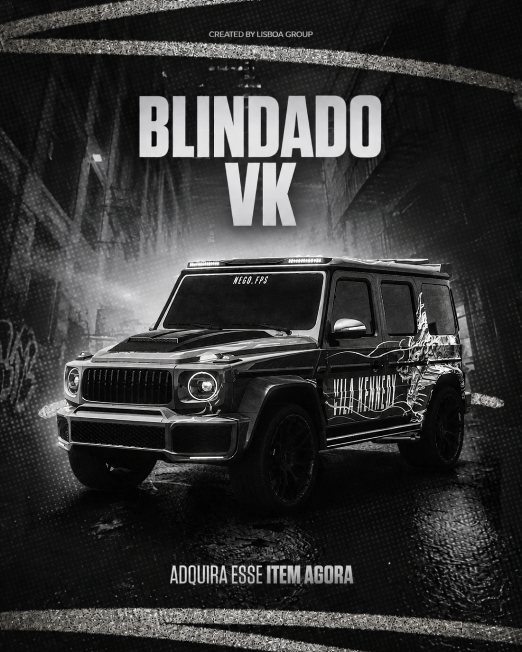 BLINDADO VK - 16 TIROS