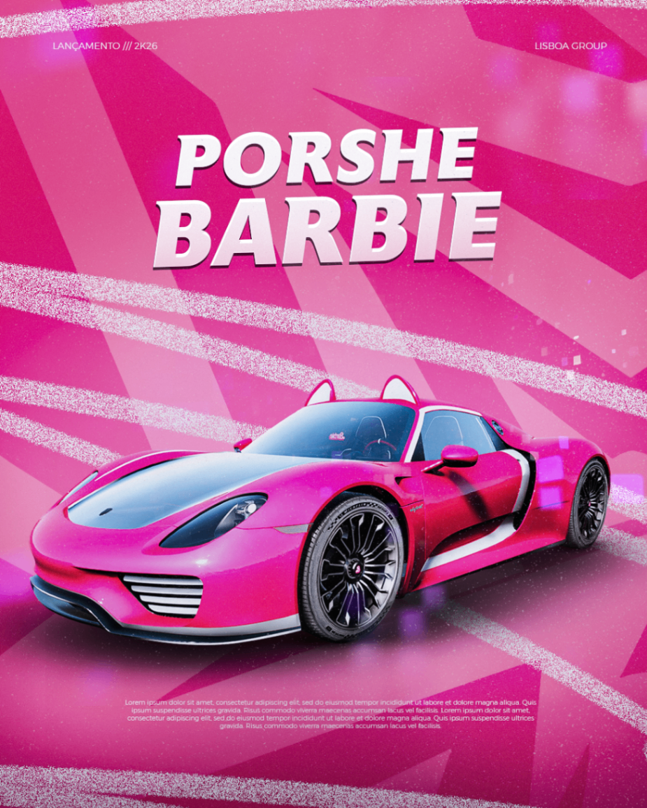 PORSCHE BARBIE