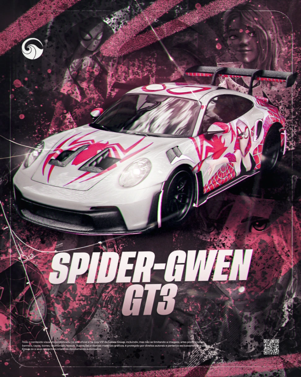 SPIDER GWEN GT3 16 TIROS - 30 DIAS