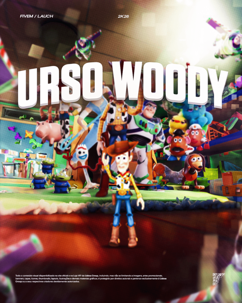URSO ANIMADO WOODY