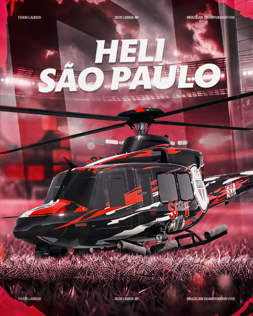 HELICÓPTERO SÃO PAULO 32 TIROS - 30 DIAS