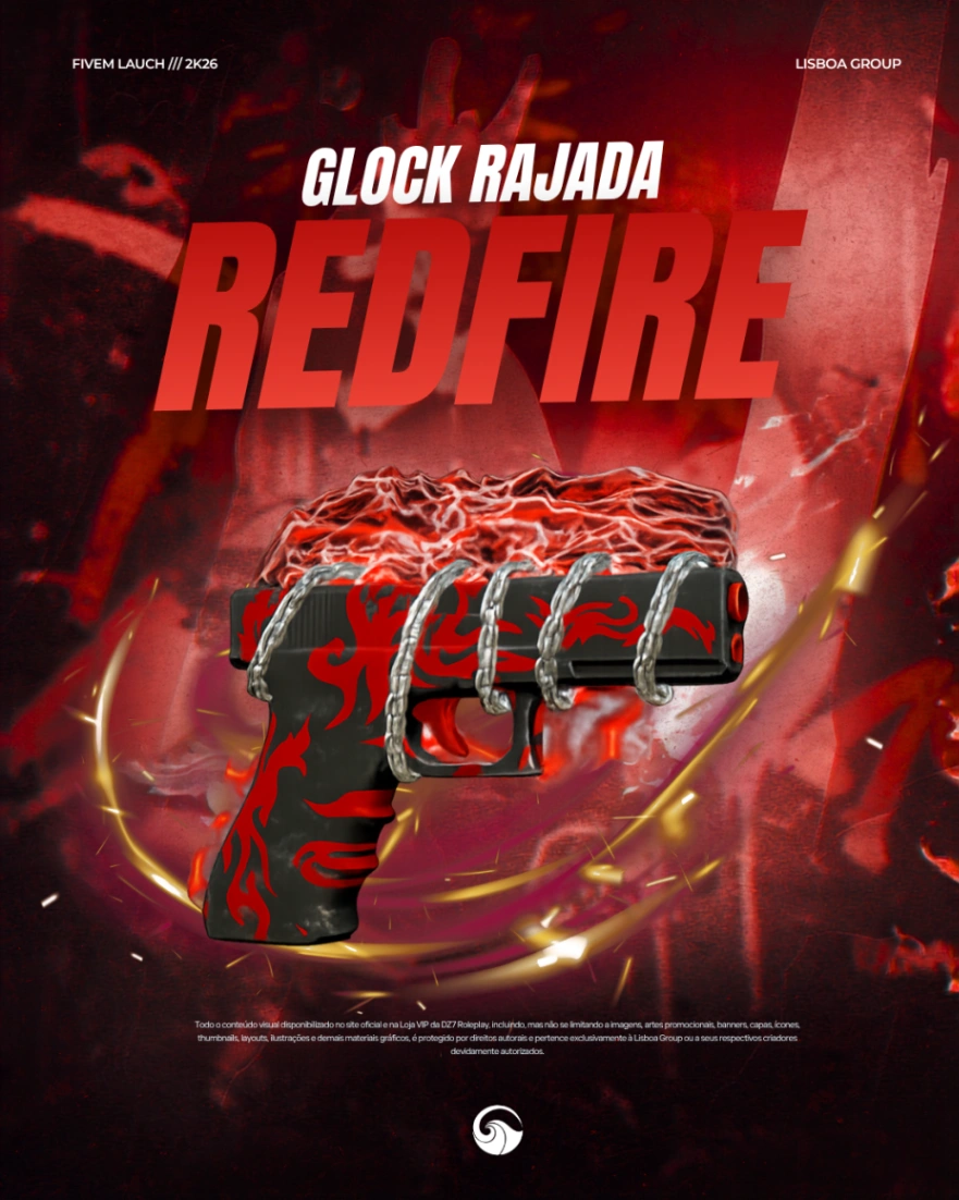 GLOCK RAJADA RED FIRE