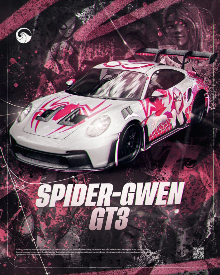 SPIDER GWEN GT3 32 TIROS - 30 DIAS