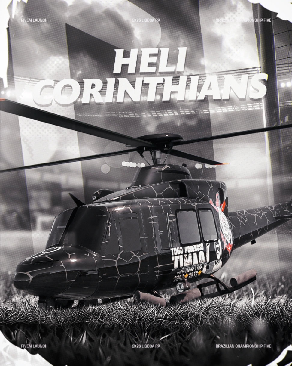 HELICÓPTERO CORINTHIANS 32 TIROS