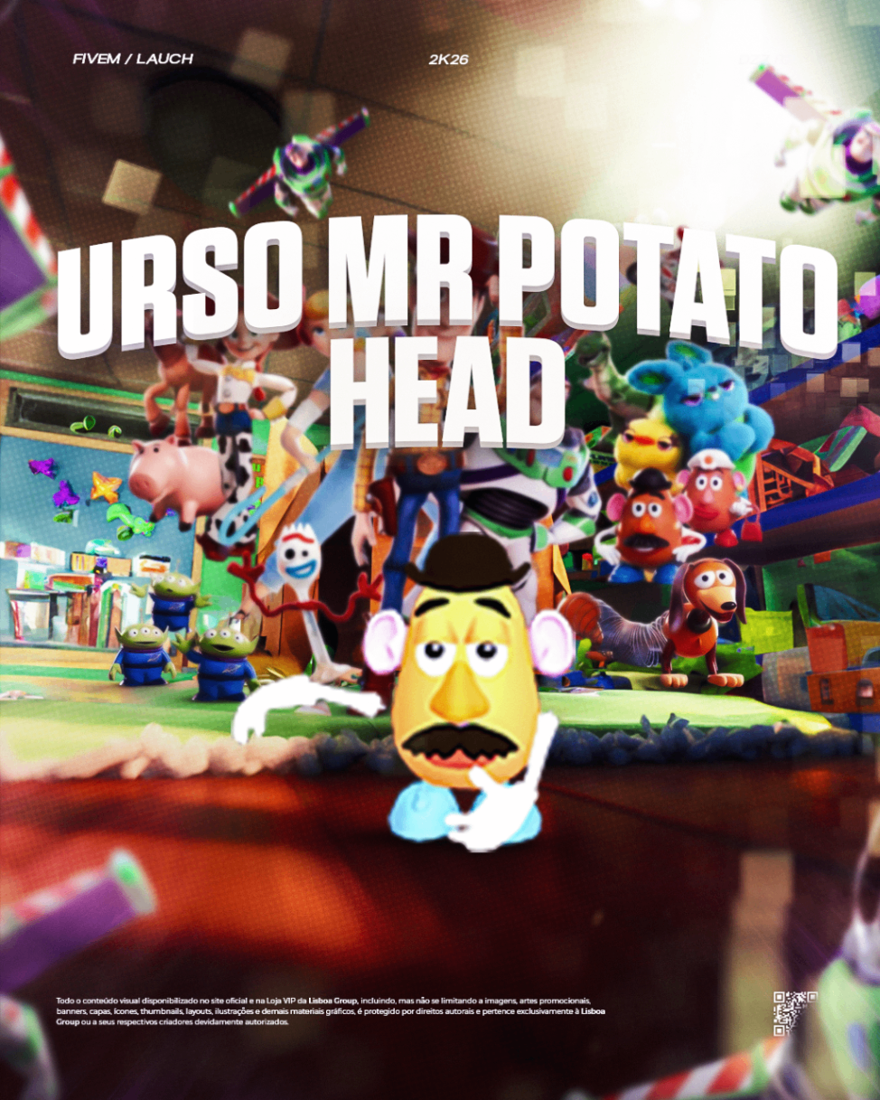 URSO ANIMADO SR. CABEÇA DE BATATA