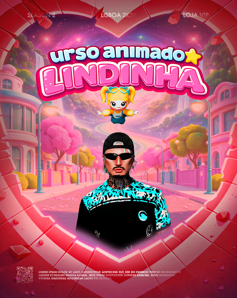 URSO ANIMADO LINDINHA