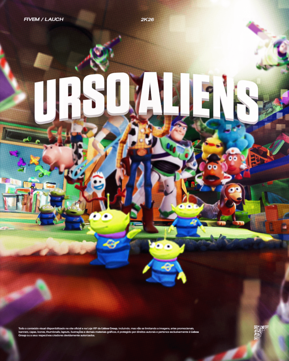 URSO ANIMADO ALIENS