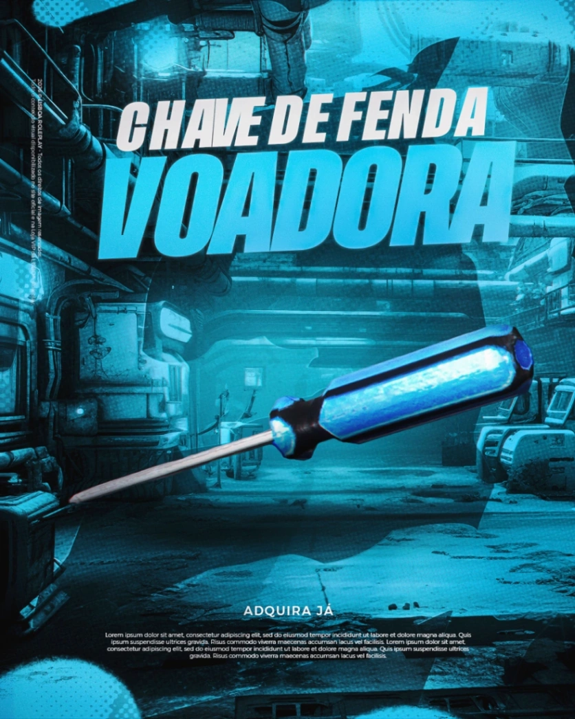 CHAVE DE FENDA VOADORA