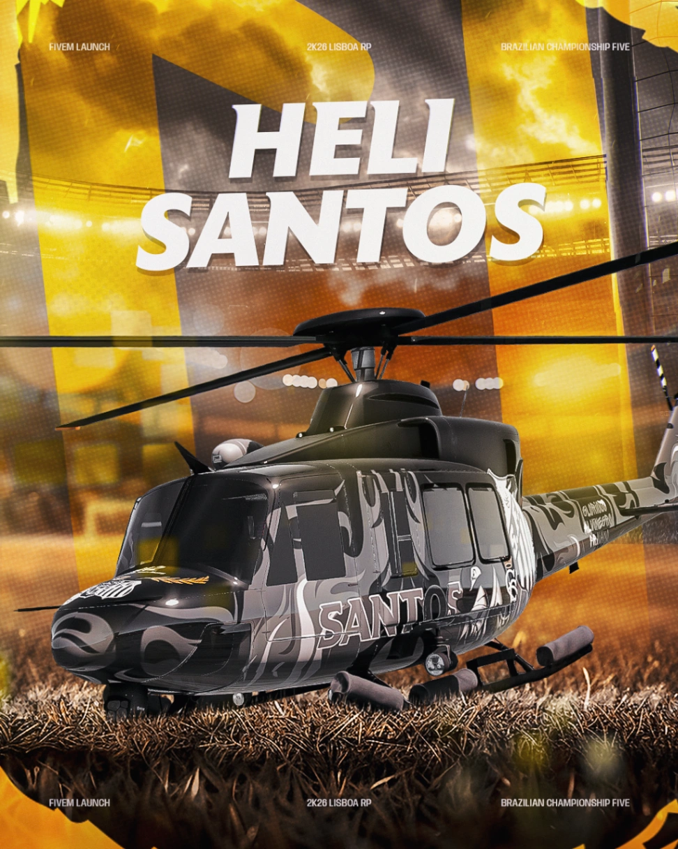 HELICÓPTERO SANTOS 32 TIROS