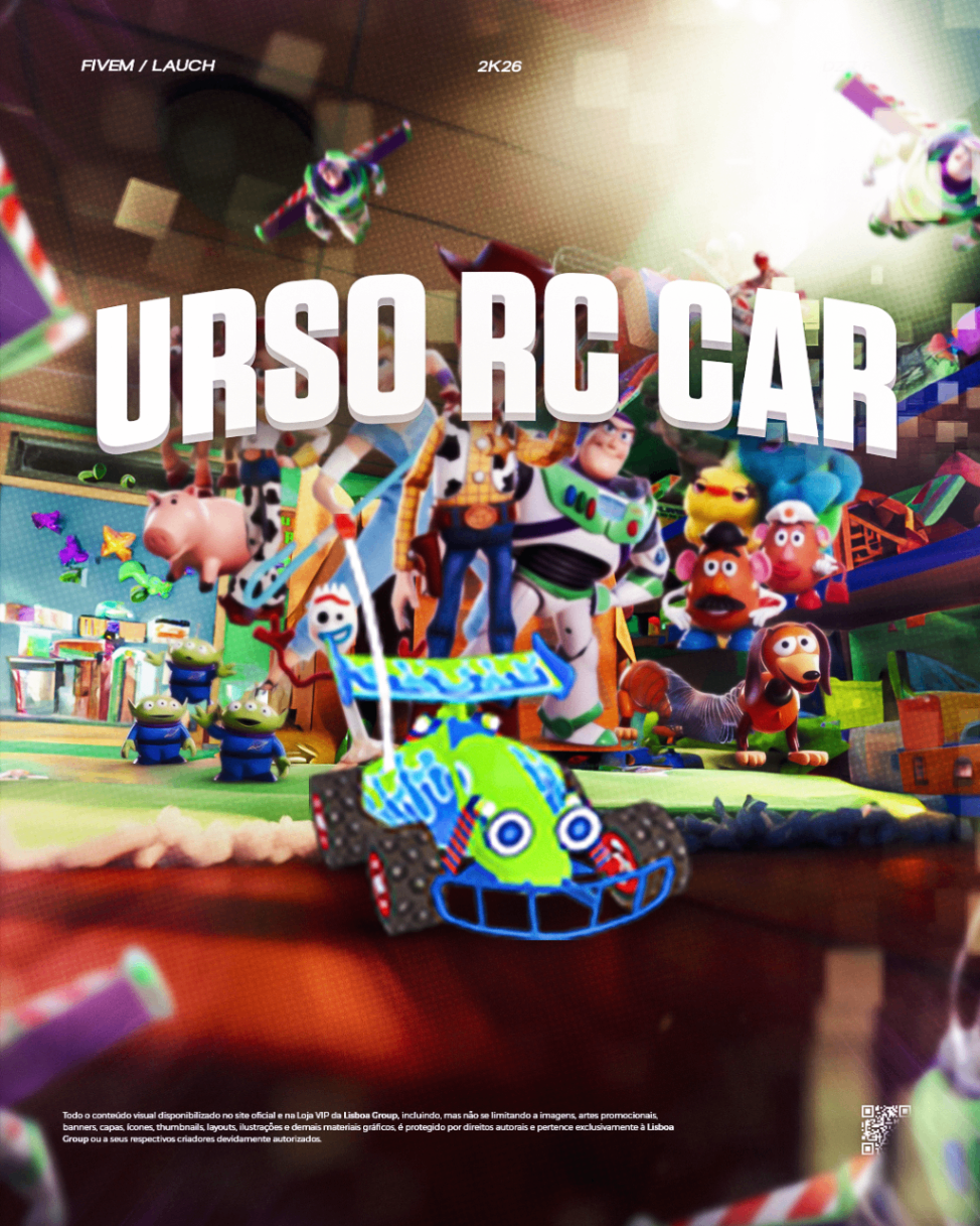URSO ANIMADO RC CAR
