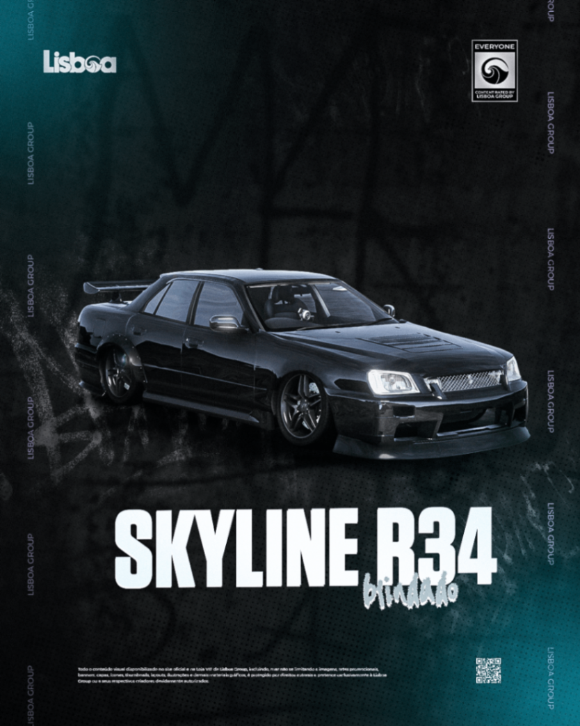 SKYLINE R34 BLINDADO